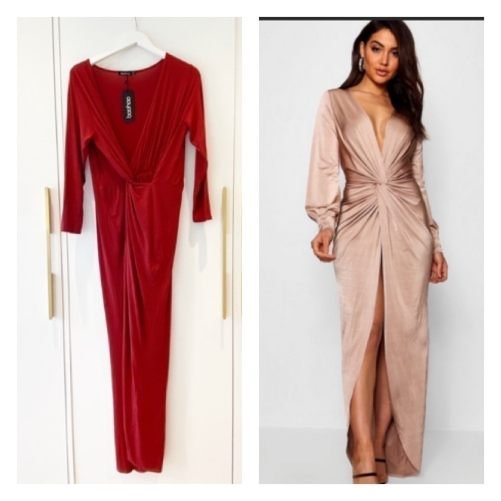 𝅺BNWT Boohoo Twist Dress